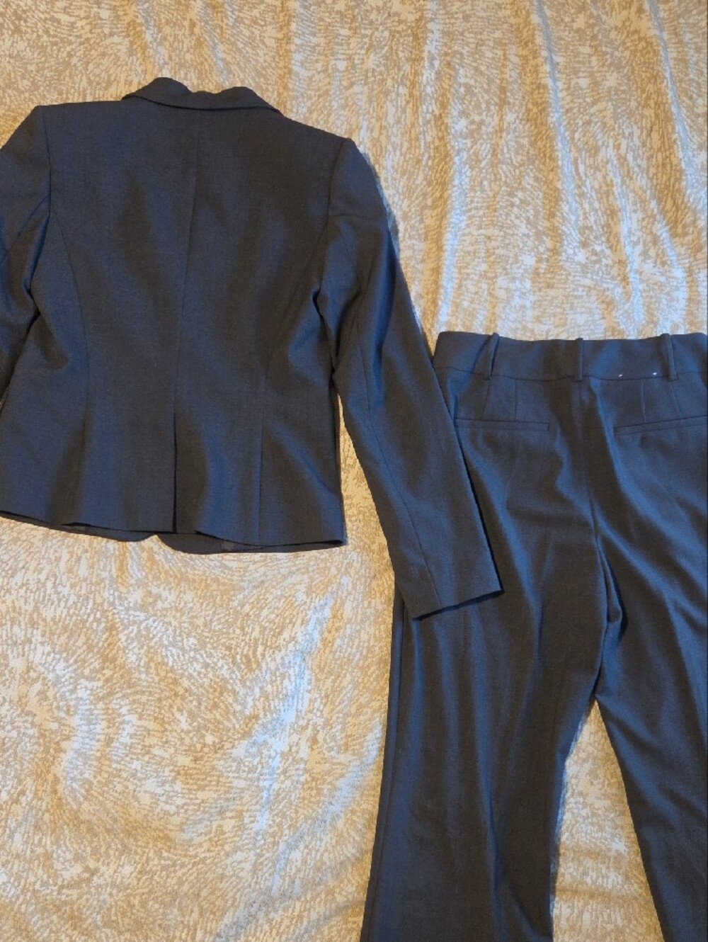 Calvin Klein Charcoal Women's Two-Piece Pantsuit - Picture 6 of 8